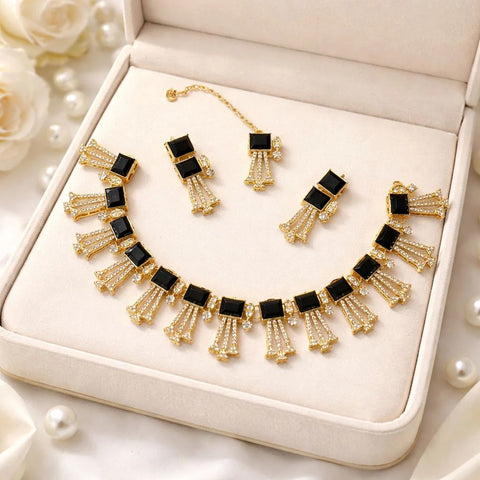 Best Buy™ AMREEN SET (Golden) (Black)