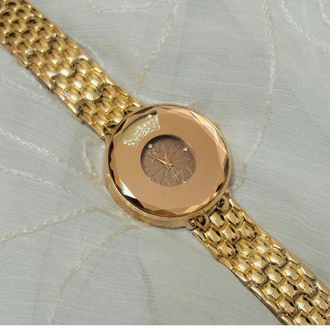 Best Buy™ Stylish Women's Rose Watch with Chain Strap