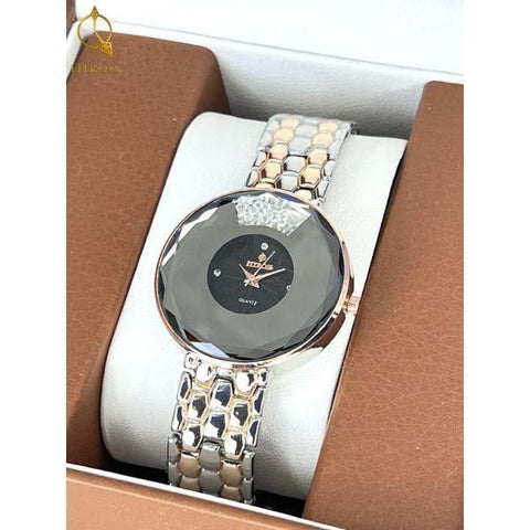 Best Buy™ Stylish Women's Rose Watch with Chain Strap